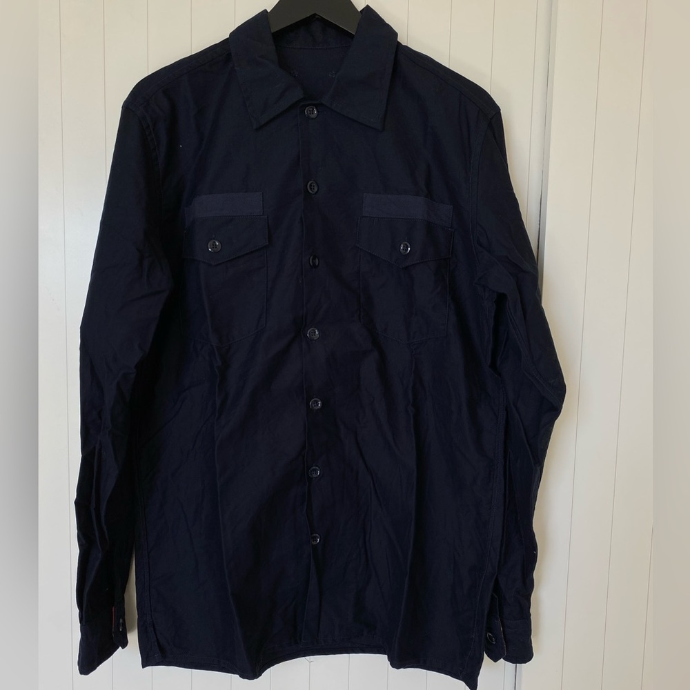 Sophnet workshirt in indigo blue